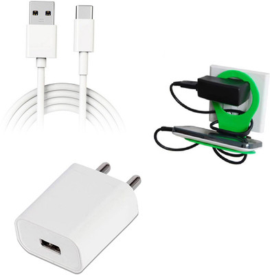 SARVIN Wall Charger Accessory Combo for OPPO A33 2020(White)