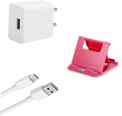 SARVIN Wall Charger Accessory Combo for Motorola Razr 5G(White, Pink)