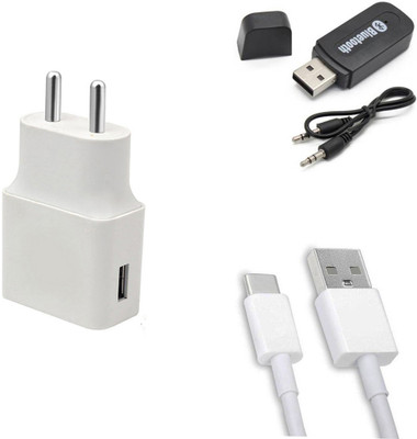 DAKRON Wall Charger Accessory Combo for Moto G 5G(White)