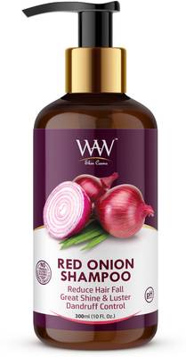 Waw skin cosmo Red Onion Shampoo For Hair Growth &amp; Hair Fall Control  (300 ml)
