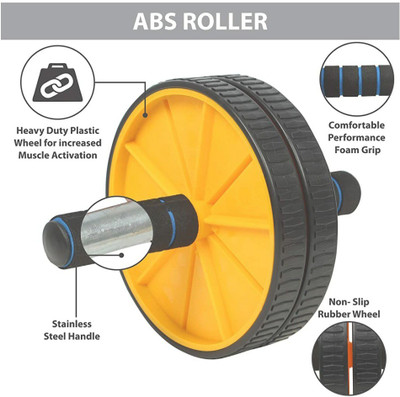 Leeway Ab wheel Ab Exerciser(Multicolor)