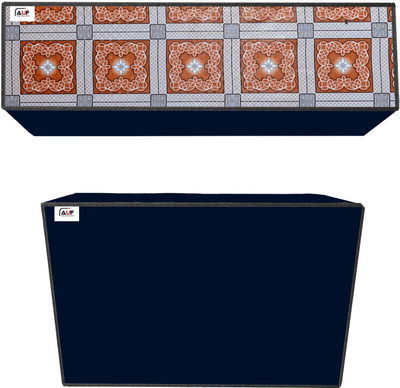 AAVYA UNIQUE FASHION Air Conditioner  Cover(Width: 114.3 cm, Red,White)