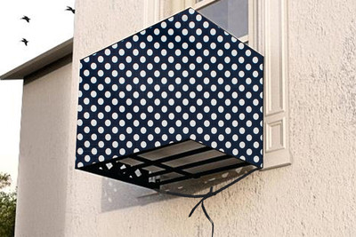 The Furnishing Tree Air Conditioner  Cover(Width: 68.9 cm, Blue)
