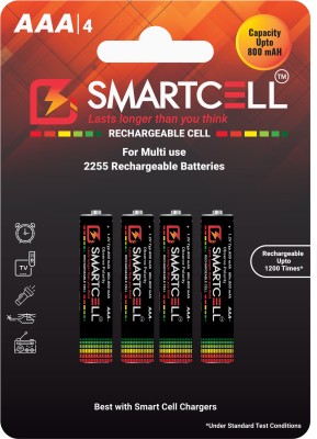 Smartcell AAA Ni-MH Rechargeable 800mAH  Battery(Pack of 4)