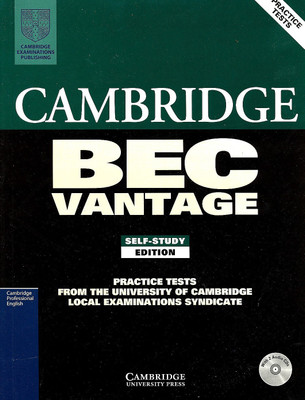 Cambridge Bec Vantage 1 Book and CD Pack South Asia Edition(English, Mixed media product, University Of Cambridge Local Examinations Syndicate)