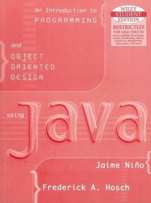An Introduction to Programming and Object Oriented Design Using Java(English, Paperback, Nino Jaime)