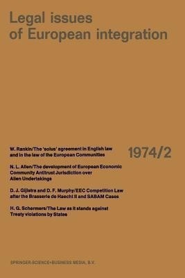 Legal Issues of European Integration(English, Paperback, unknown)