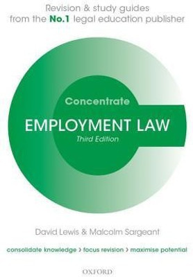 Employment Law Concentrate 3rd Edition(English, Paperback, Lewis David)
