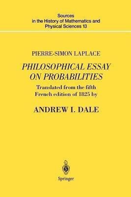 Pierre-Simon Laplace Philosophical Essay on Probabilities(English, Paperback, Laplace Pierre-Simon)