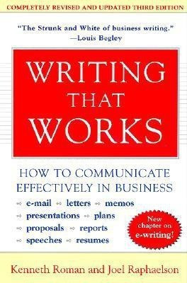 Writing That Works, 3rd Edition(English, Paperback, Roman Kenneth)