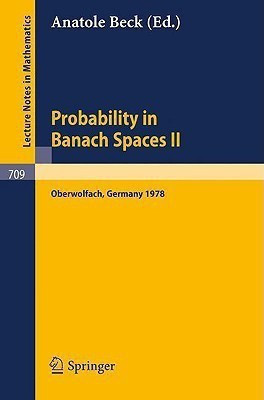 Probability in Banach Spaces II(English, Paperback, unknown)