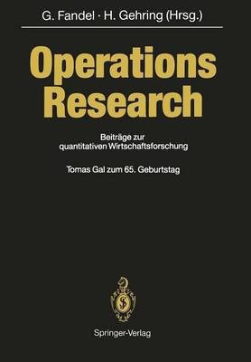 Operations Research(English, Paperback, unknown)