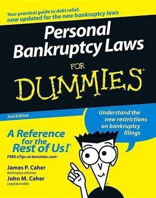 Personal Bankruptcy Laws For Dummies(English, Electronic book text, Caher James P.)