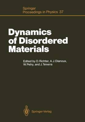 Dynamics of Disordered Materials(English, Paperback, unknown)