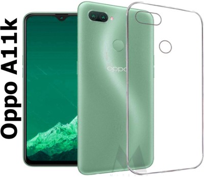 stroxy Back Cover for Oppo A11k(Transparent, Dual Protection, Silicon, Pack of: 1)