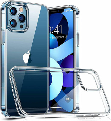 ELEF Back Cover for Apple iPhone 12 Pro Max Dual Layer Hight Quality Flexible Back Cover(Transparent, Flexible, Silicon, Pack of: 1)