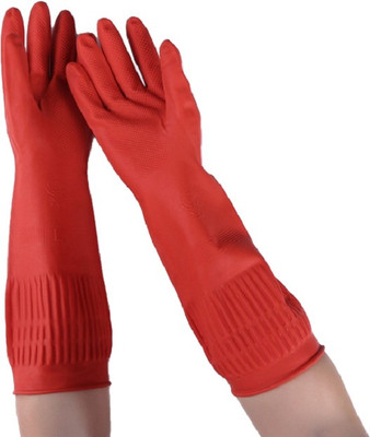 NARV Home Bathroom Toilet Kitchen Platform Floor All Cleaning Purpose B-6 Wet and Dry Glove Set(Medium Pack of 10)