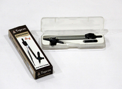 Topcon Art No - 3100 Drafting Compass Set(Number of 3)