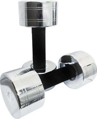 JMB 7.5 kg x 2 Adjustable Steel Dumbbells Heavy Duty Chrome Steel Dumbbell Set Pair Adjustable Dumbbell(15 kg)
