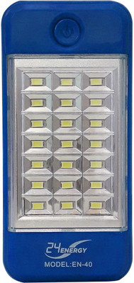 24 ENERGY 21 Hi-Bright LED With Mobile Power Bank Rechargeable 6 hrs Lantern Emergency Light(Blue)