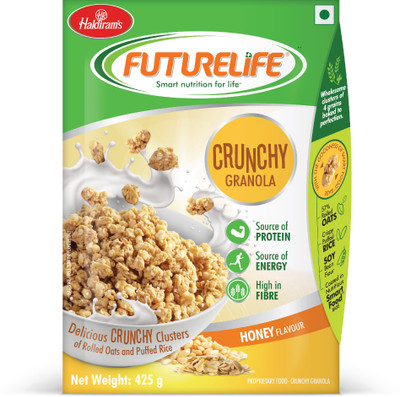 Haldiram's Futurelife Crunch Granola Honey Flavour (425 g, Box)