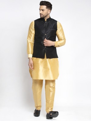 abeer fashion Men Kurta Pant Ethnic Jacket Set