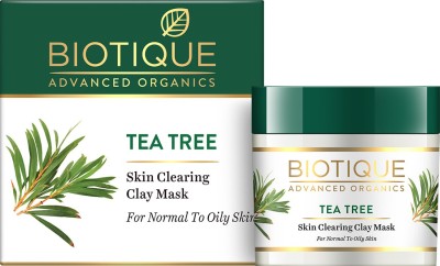 Biotique Advanced Organics Tea Tree Skin Clearing Clay Mask 70gm Face Wash(70 g)