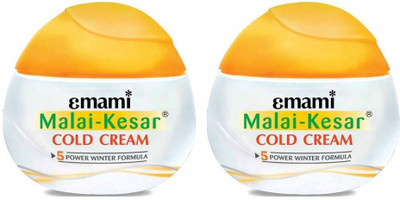 EMAMI Malai Kesar Cold Cream 60ml - Pack of 2(120 ml)