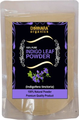 Donnara Organics Herbal Natural Indigo Leaf Powder For Hair Color (150 gm ) , Hazel Brown