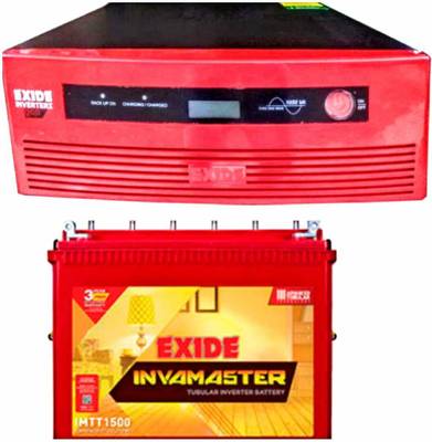EXIDE IMTT1500+GQP1050 Tubular Inverter Battery