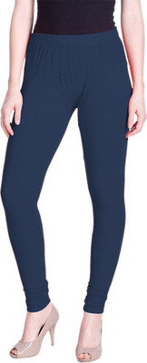 LUX LYRA Churidar  Ethnic Wear Legging(Blue, Solid)