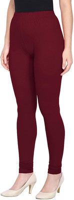 daily daily Churidar  Western Wear Legging(Brown, Solid)