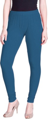 LUX LYRA Churidar  Ethnic Wear Legging(Dark Blue, Solid)