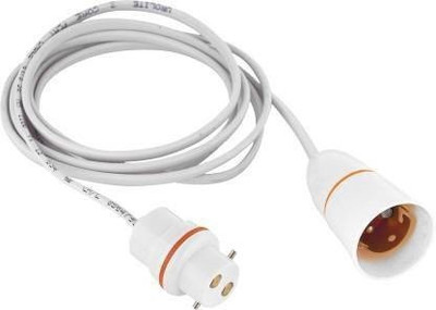JELECTRICALS B22 Socket with 5 Meter Flexible Wire & Single Adaptor Plug Plastic Light Socket(Pack of 1)