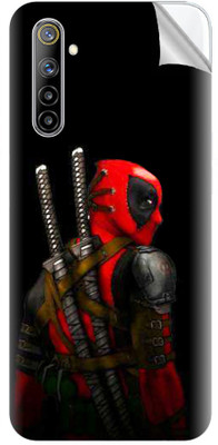 tiddler Realme 6i Mobile Skin(Black, Red)