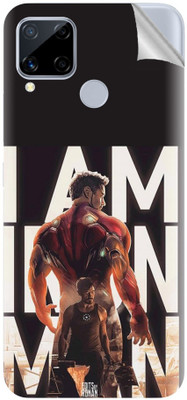 tiddler Realme C15 Qualcomm Edition Mobile Skin(Black)
