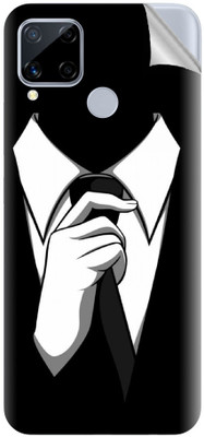 tiddler Realme C15 Qualcomm Edition Mobile Skin(Black)