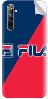 tiddler Realme Narzo 10 Mobile Skin(Red, Blue)
