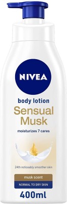 NIVEA Sensual Musk Body Lotion, Normal to Dry Skin, 400ml MADE IN UNITED ARAB EMIRATES