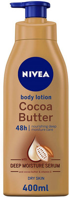 NIVEA Body Care Body Lotion Cocoa Butter Dry Skin 400ml MADE IN GERMANY(400 ml)