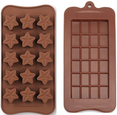 GLAMAXY Silicone Chocolate Mould 39(Pack of 2)