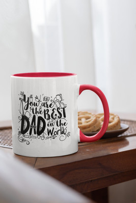 BlueBells Gifting You are Best Dad Printed | Gift for Happy Father's Day Ceramic Coffee Mug(325 ml)