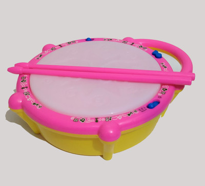 Just97 Flash Drum Set With Music And 3D Lights_18(Multicolor)