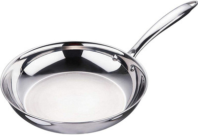 16% OFF on BERGNER Argent Tri-ply 1 Litre Fry Pan 20 cm diameter(Stainless Steel, Induction Bottom) 16% OFF on BERGNER Argent Tri-ply 1 Litre Fry Pan 20 cm diameter(Stainless Steel, Induction Bottom)