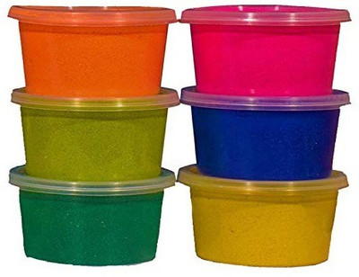 kraft moment Pack of 6 Rangoli Powder(Multicolor)