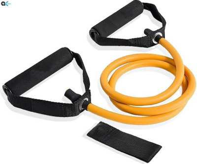 A.K Pull Rope Exercise Bands Strength Rubber Pilates Fitness Resistance Tube(Yellow)