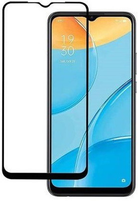 BRENZZ Edge To Edge Tempered Glass for OPPO A15s(Pack of 1)
