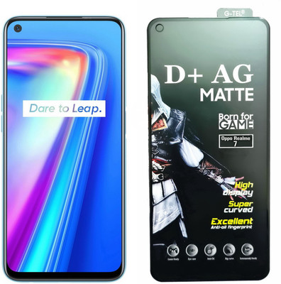 MobileZon Edge To Edge Tempered Glass for Realme 7(Pack of 1)