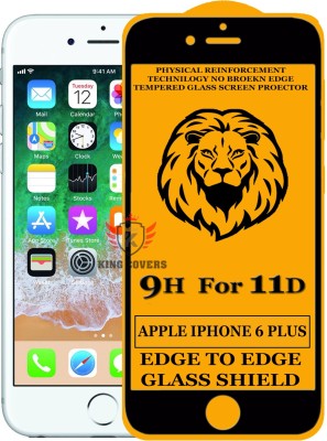 KING COVERS Edge To Edge Tempered Glass for Apple iPhone 6 Plus(Pack of 1)