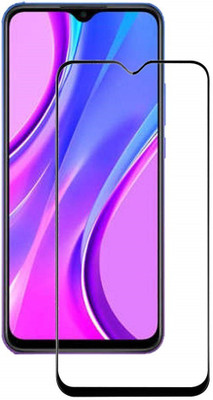 BRENZZ Edge To Edge Tempered Glass for Redmi 9 Prime(Pack of 1)